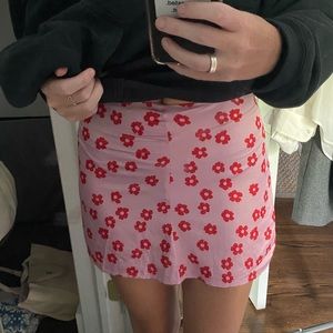 Princess poly floral skirt